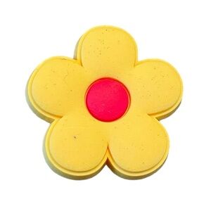Yellow Flower Croc Charm
